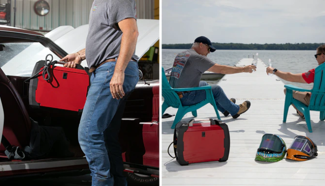 Mesin las dan pemotong lima-dalam-satu