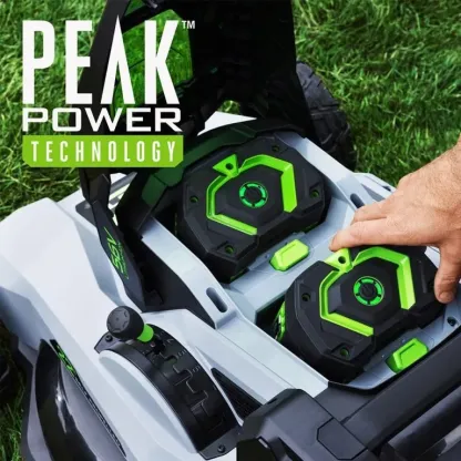 POWER+ Mower 22" Super Composite Deck Select Cut™ System with Peak Power Kit (Two 6Ah Batteries)