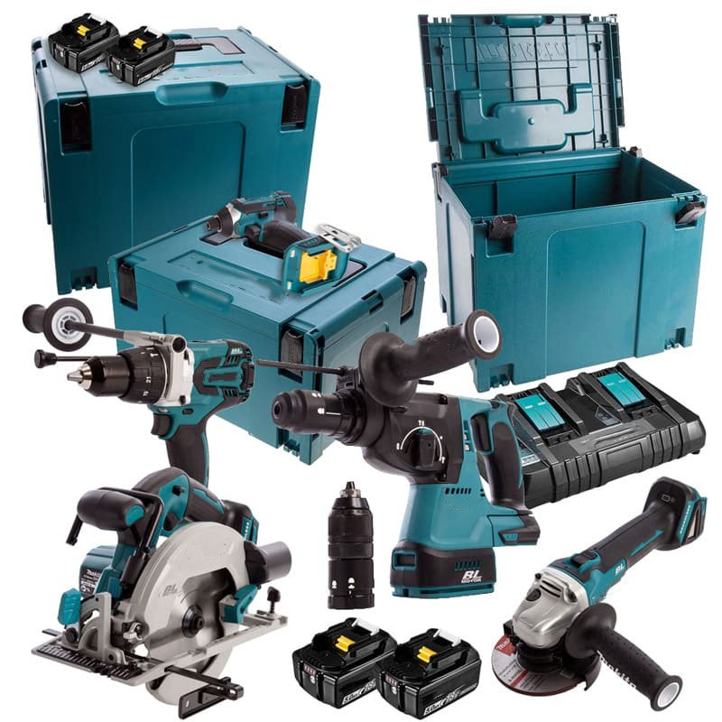 Combopack 5 outils 18V Li-Ion LXT (4x5.0 Ah) - DLX5038PTJ -【Buy 2 Get 1 Free + Free Shipping】