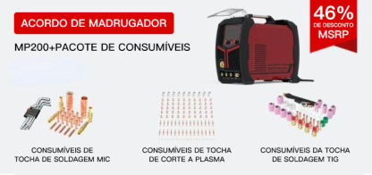 Mesin las dan pemotong lima-dalam-satu