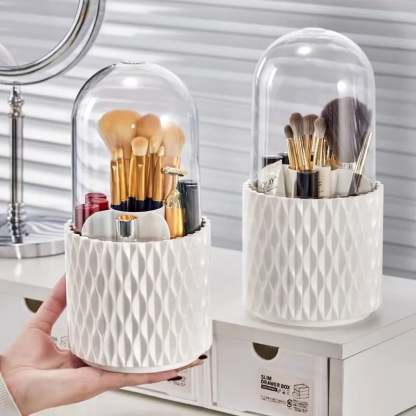 🔥Sleek 360 Spinning Makeup Brush Holder