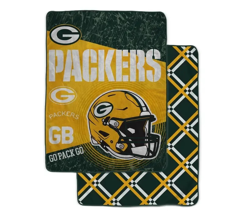 NFL Officially Licensed 60"x80" Fleece & Sherpa Back Throw