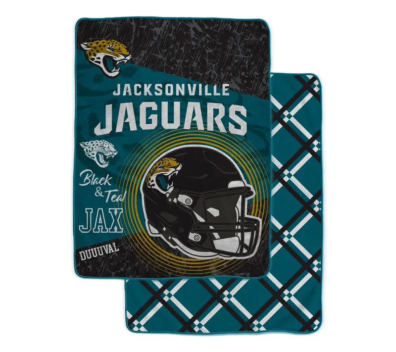 NFL Officially Licensed 60"x80" Fleece & Sherpa Back Throw