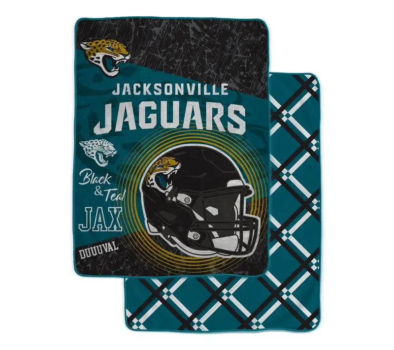 NFL Officially Licensed 60"x80" Fleece & Sherpa Back Throw