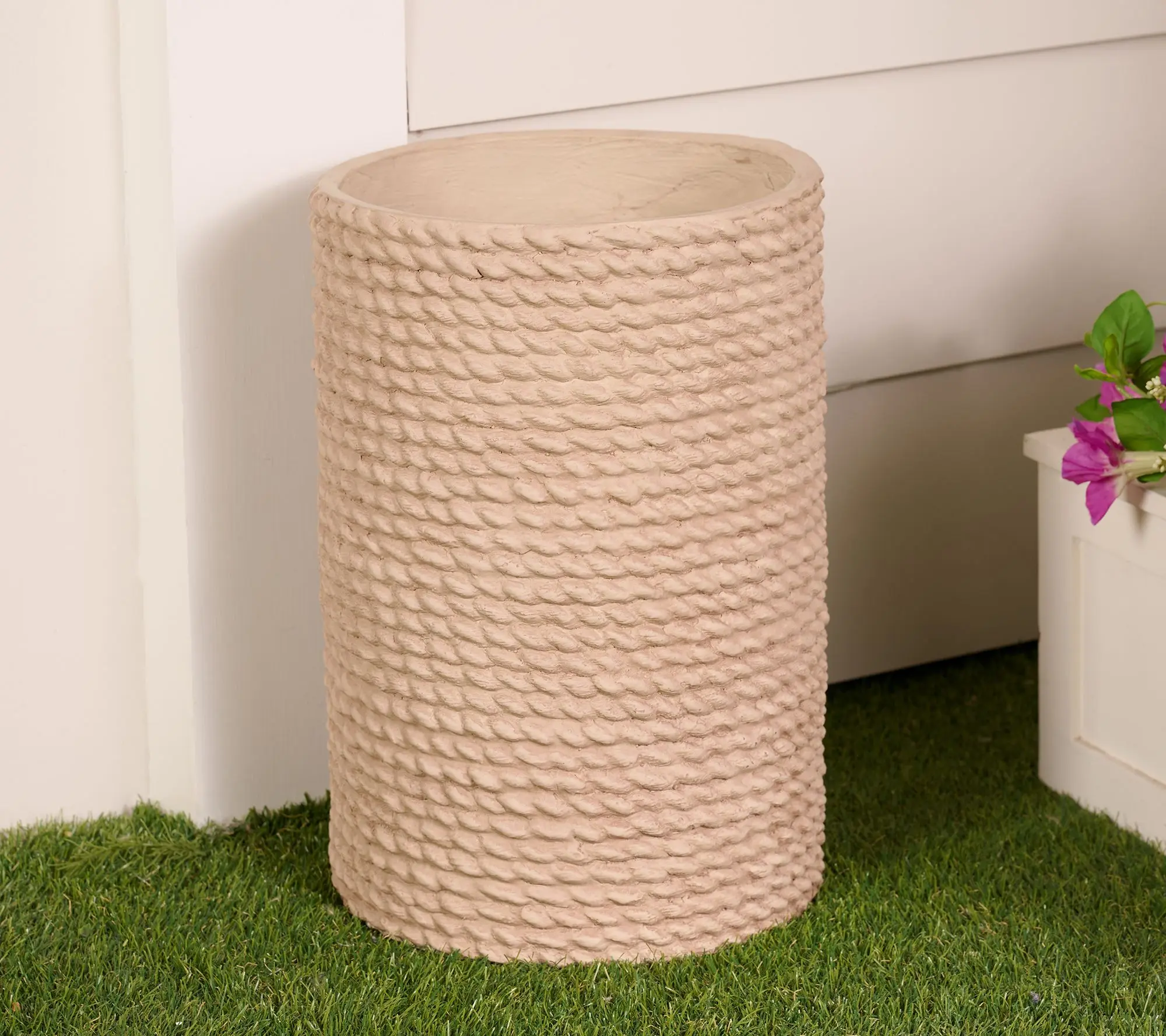 Garden Reflections 30" Removeable Faux Hydrangea with Planter