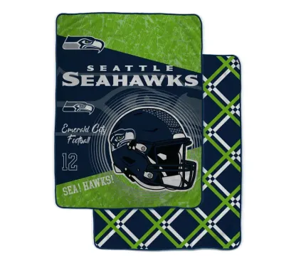 NFL Officially Licensed 60"x80" Fleece & Sherpa Back Throw