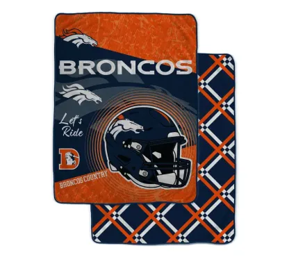 NFL Officially Licensed 60"x80" Fleece & Sherpa Back Throw