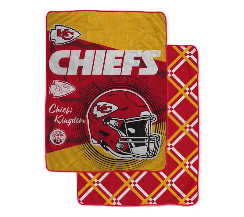 NFL Officially Licensed 60"x80" Fleece & Sherpa Back Throw
