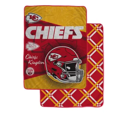 NFL Officially Licensed 60"x80" Fleece & Sherpa Back Throw