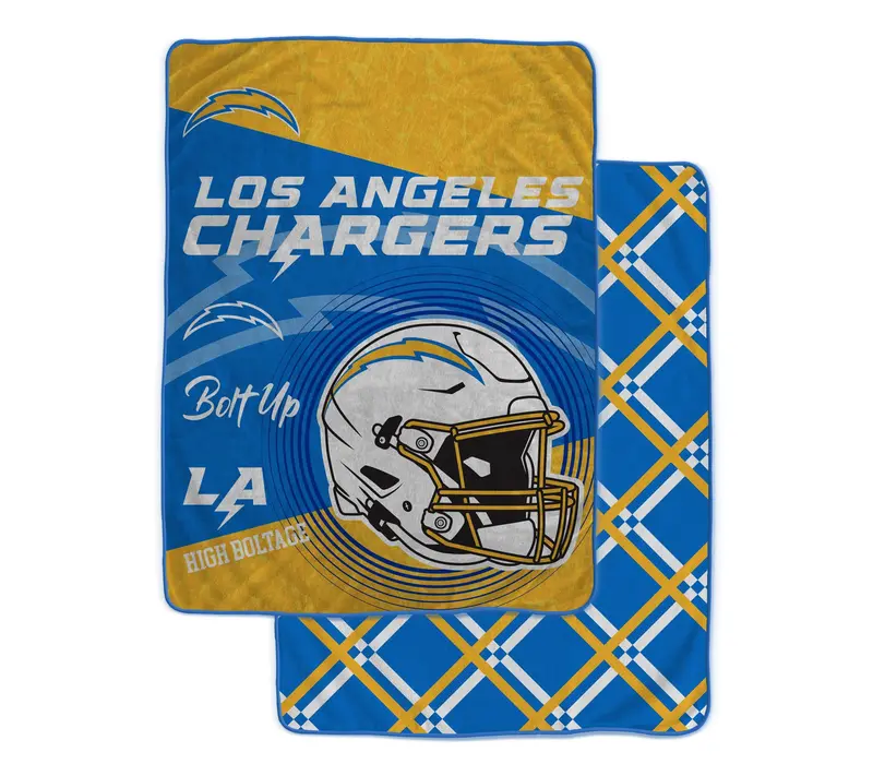 NFL Officially Licensed 60"x80" Fleece & Sherpa Back Throw