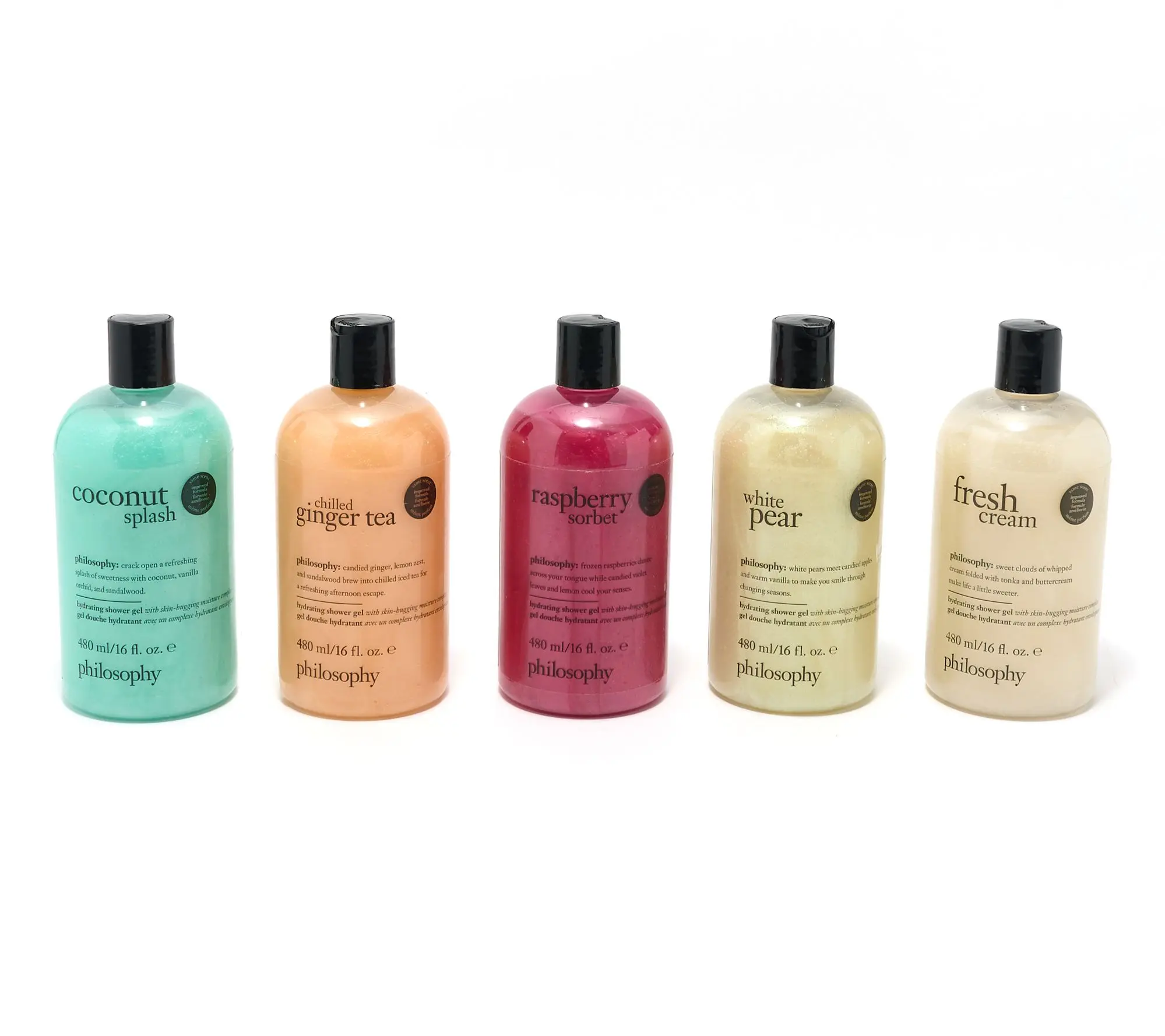philosophy 16oz blooms and bubbles 5pc shower gel collection