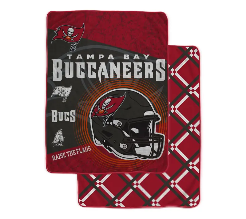NFL Officially Licensed 60"x80" Fleece & Sherpa Back Throw