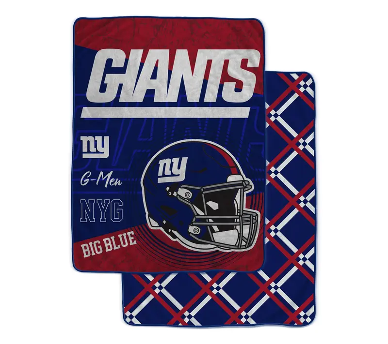 NFL Officially Licensed 60"x80" Fleece & Sherpa Back Throw