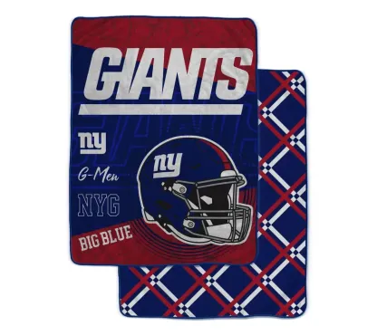 NFL Officially Licensed 60"x80" Fleece & Sherpa Back Throw