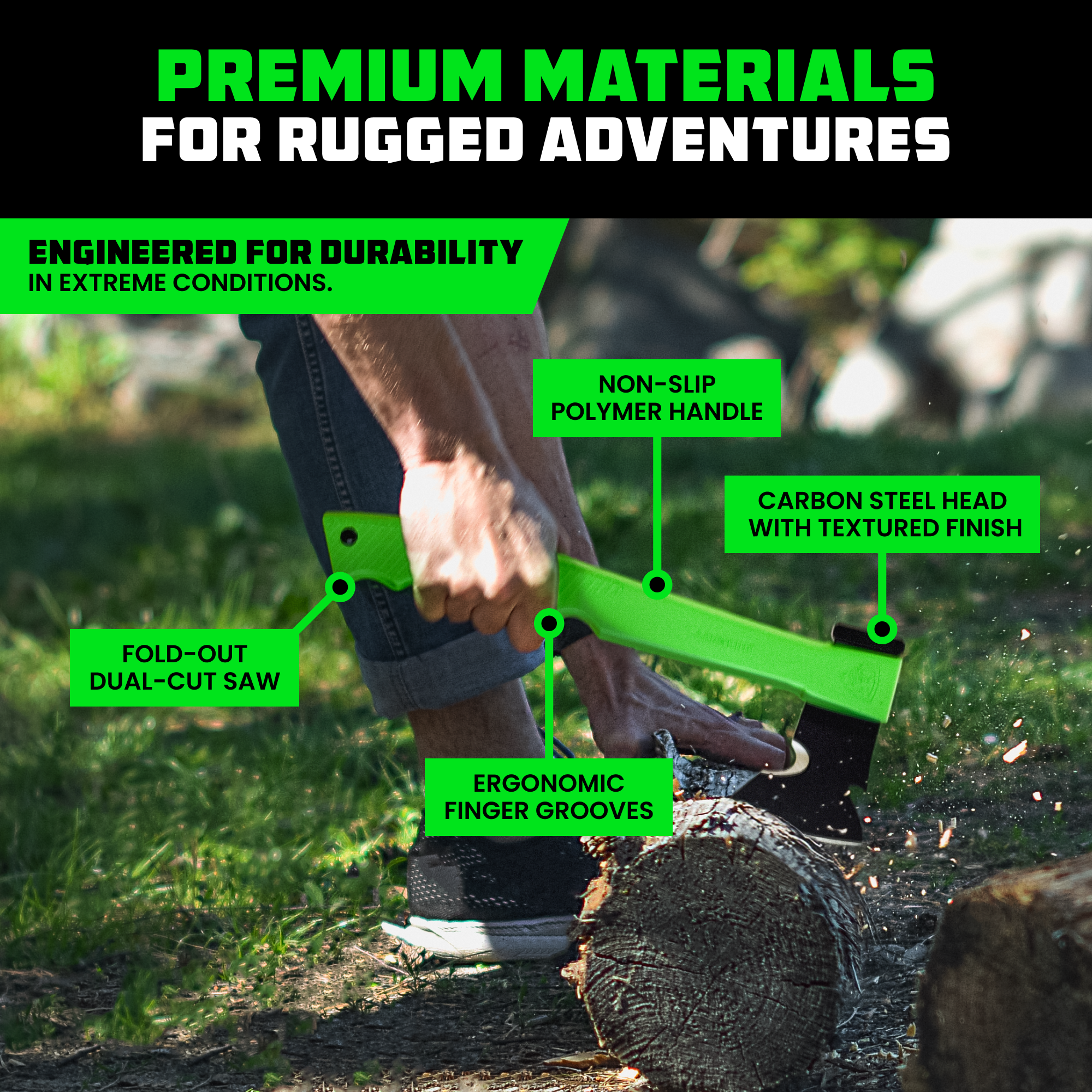 Multi-Tool Camping Hatchet