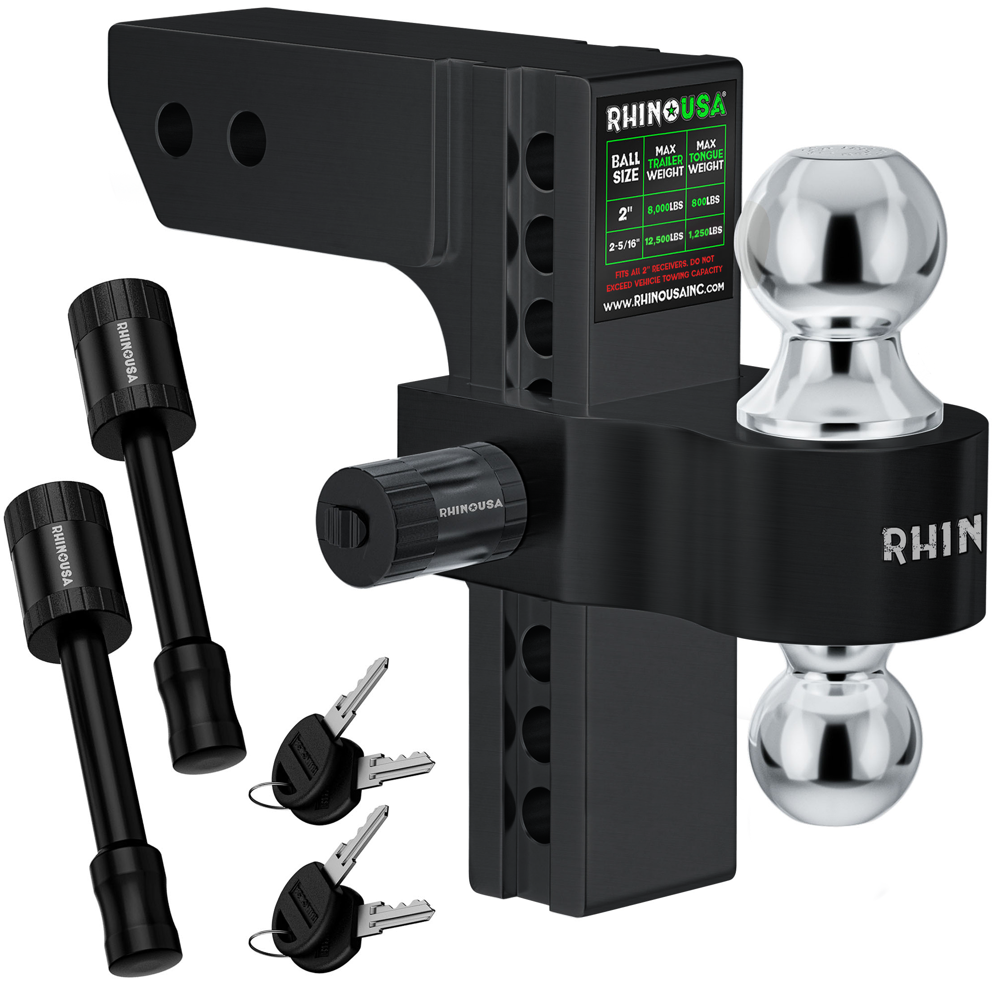 Adjustable Drop Hitch (2" Receivers)