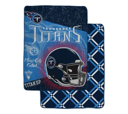 NFL Officially Licensed 60"x80" Fleece & Sherpa Back Throw
