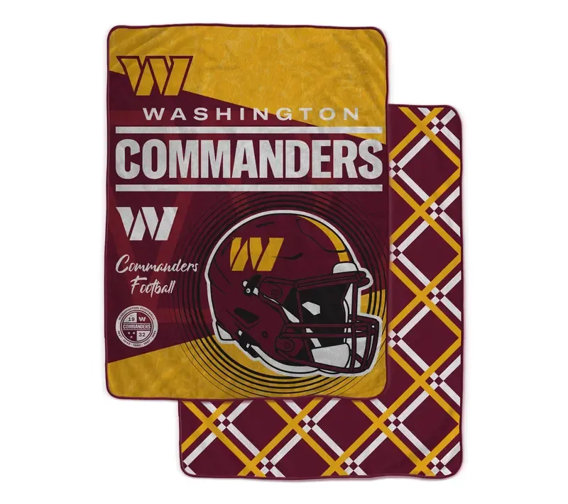 NFL Officially Licensed 60"x80" Fleece & Sherpa Back Throw