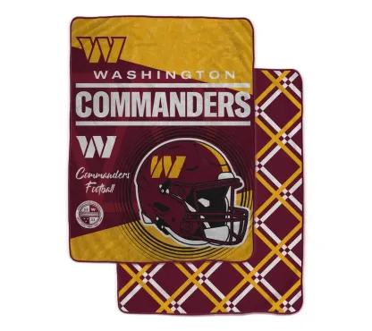 NFL Officially Licensed 60"x80" Fleece & Sherpa Back Throw