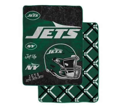 NFL Officially Licensed 60"x80" Fleece & Sherpa Back Throw