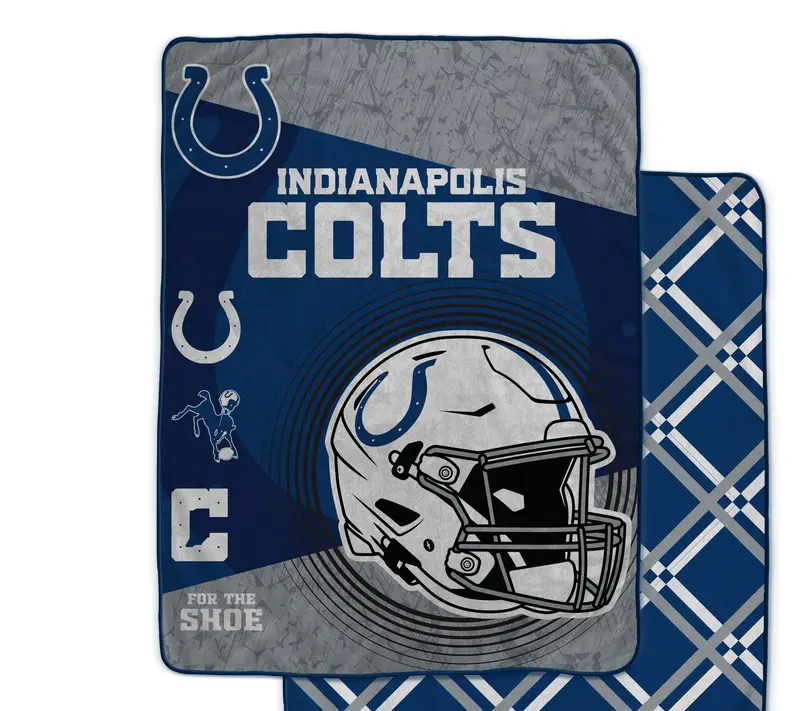 NFL Officially Licensed 60"x80" Fleece & Sherpa Back Throw