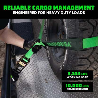 Car Tie-Down Lasso Straps (Flat-Hooks)