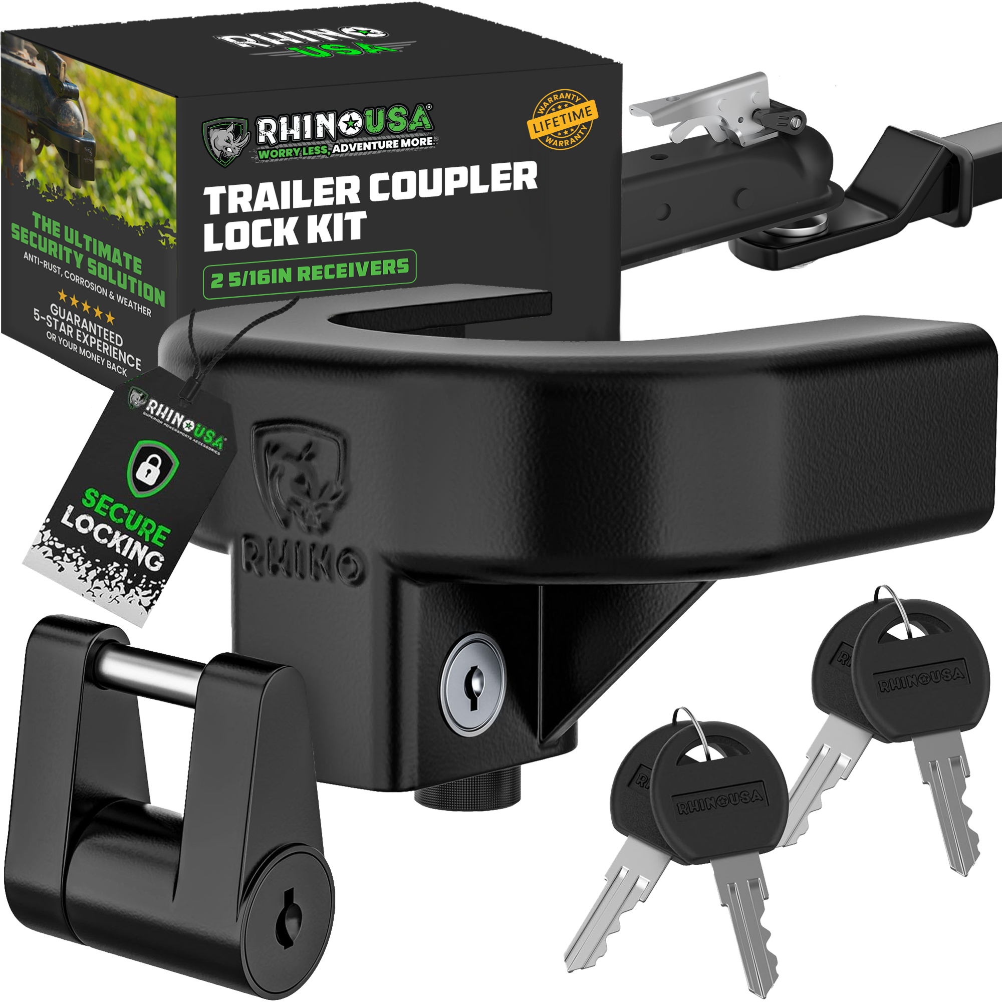 Trailer Coupler Lock Kits