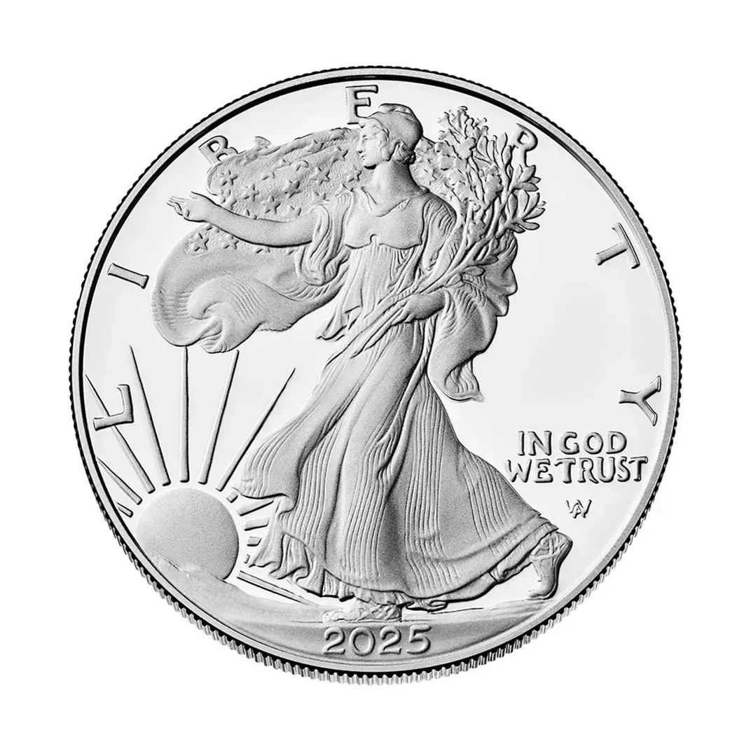 LAST DAY DISCOUNT 2022～2025 AMERICAN EAGLE 1 OZ 99.9% FINE SILVER COINS (W)
