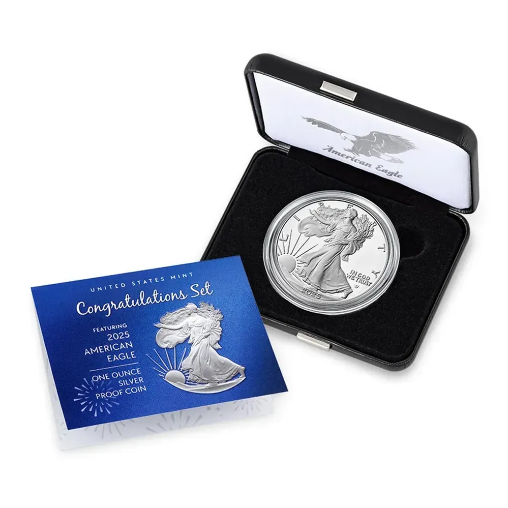 LAST DAY DISCOUNT 2022～2025 AMERICAN EAGLE 1 OZ 99.9% FINE SILVER COINS (W)