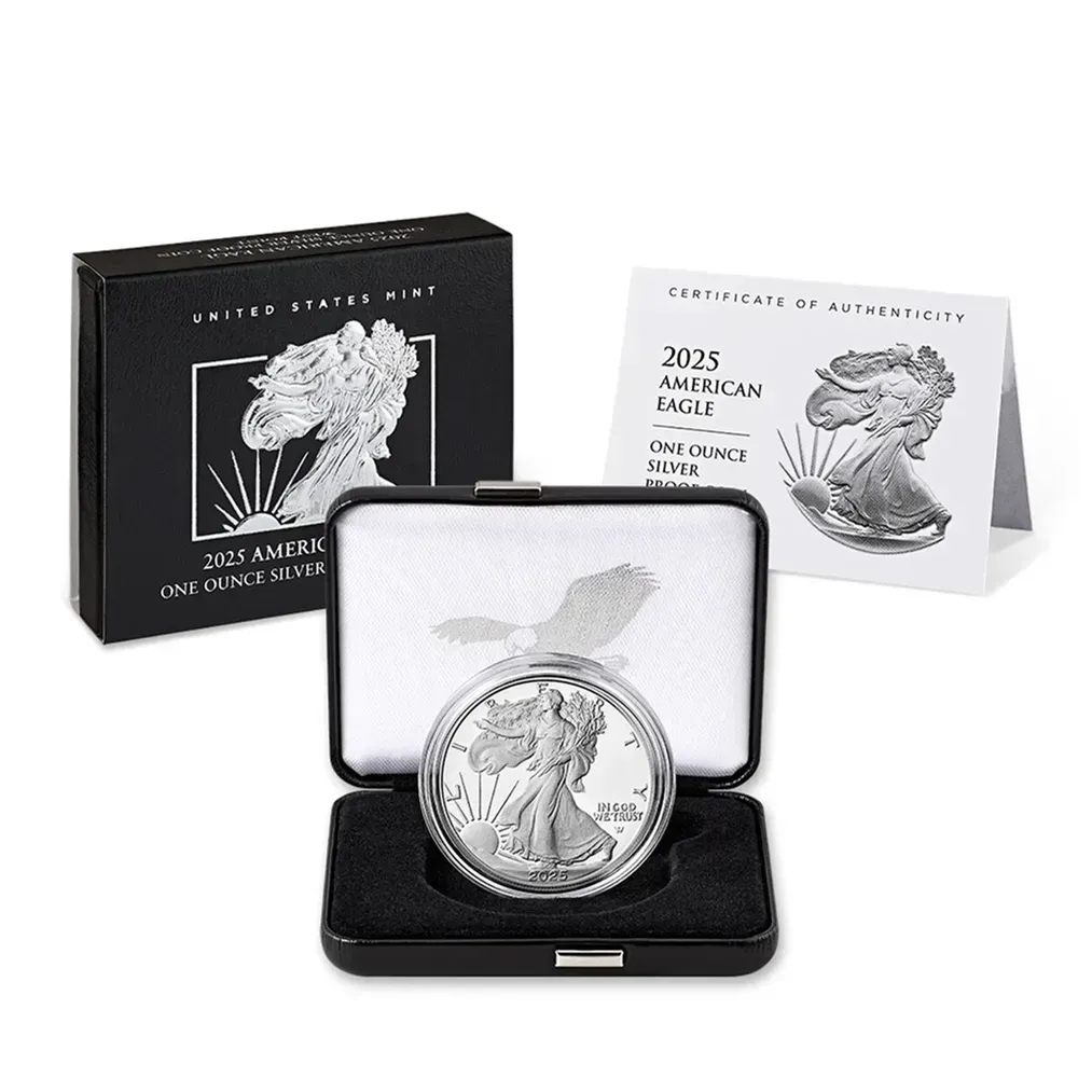 LAST DAY DISCOUNT 2022～2025 AMERICAN EAGLE 1 OZ 99.9% FINE SILVER COINS (W)