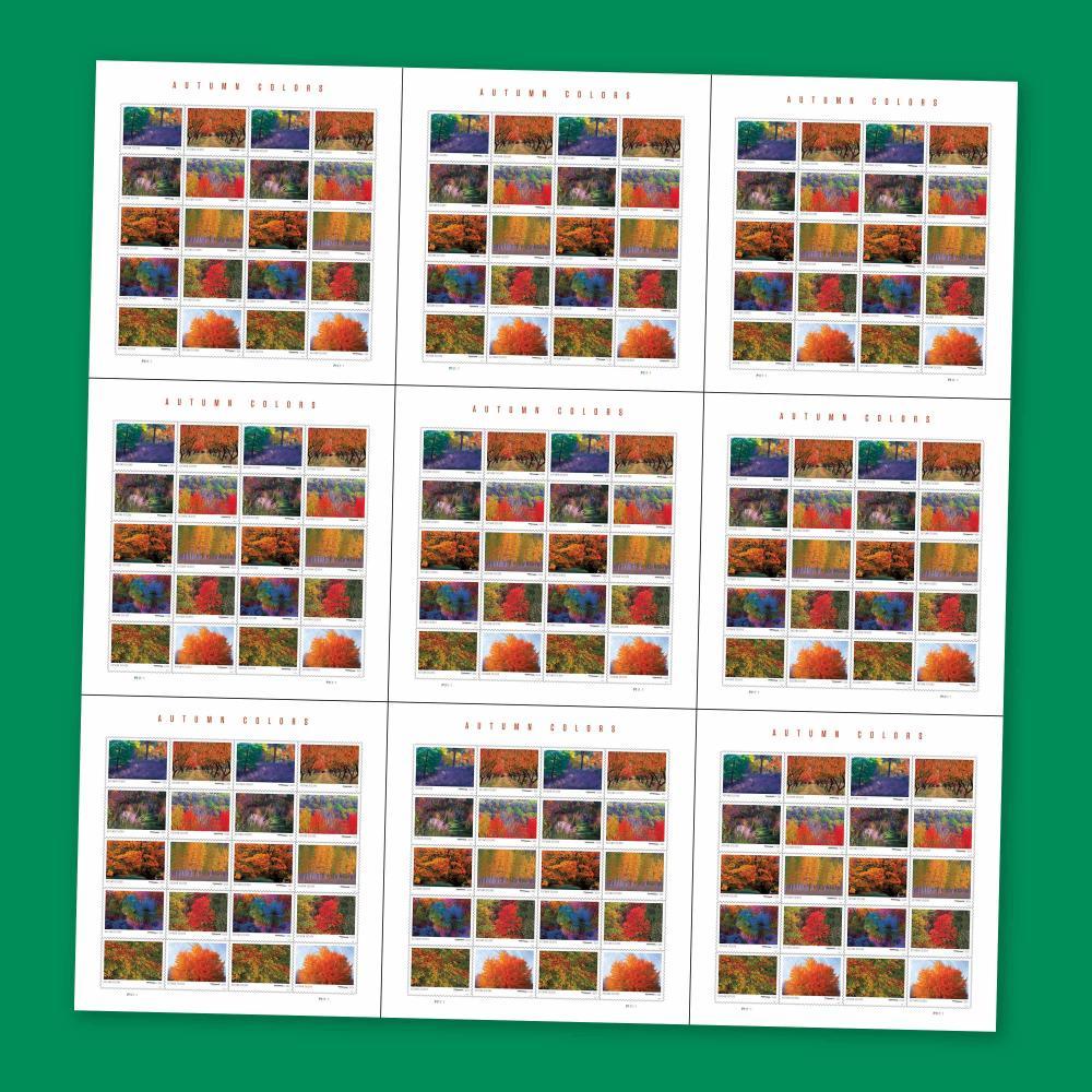 2024 Autumn Colors Forever Stamps