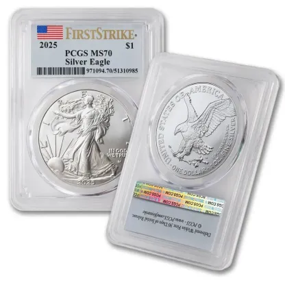 LAST DAY DISCOUNT 2022～2025 AMERICAN EAGLE 1 OZ 99.9% FINE SILVER COINS (W)