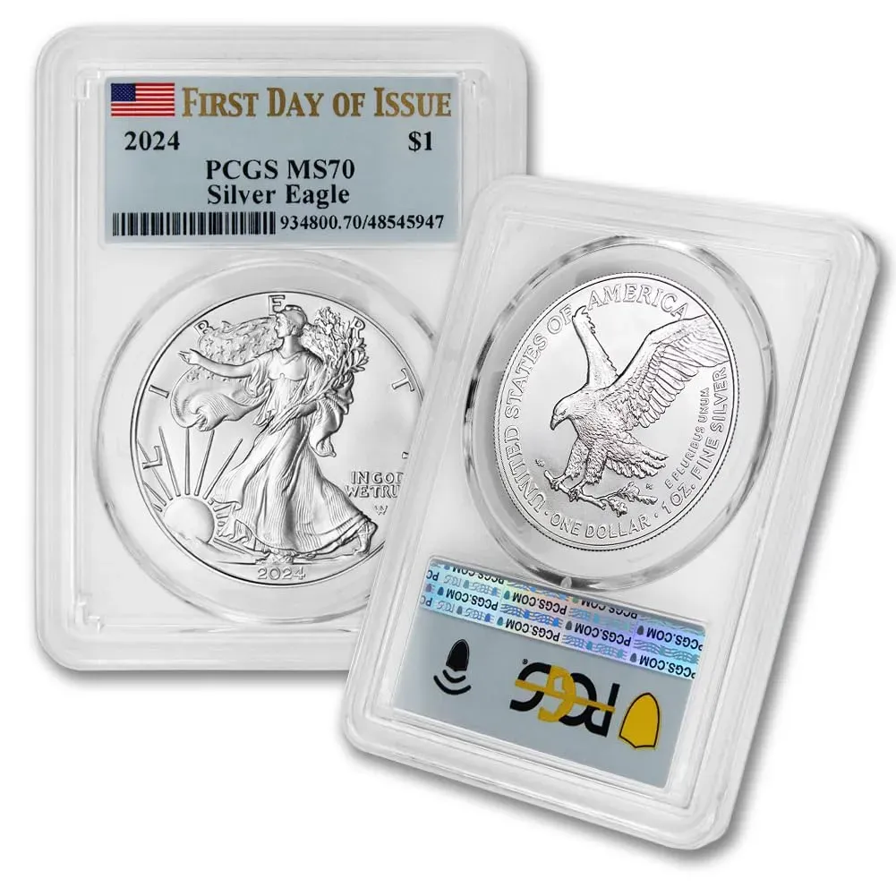 LAST DAY DISCOUNT 2022～2025 AMERICAN EAGLE 1 OZ 99.9% FINE SILVER COINS (W)