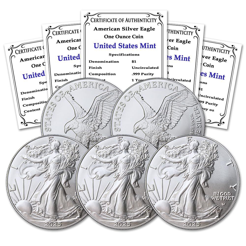 2022～2025 U.S. MINT AMERICAN EAGLE ONE OUNCE 99.9% SILVER PROOF COIN (W)