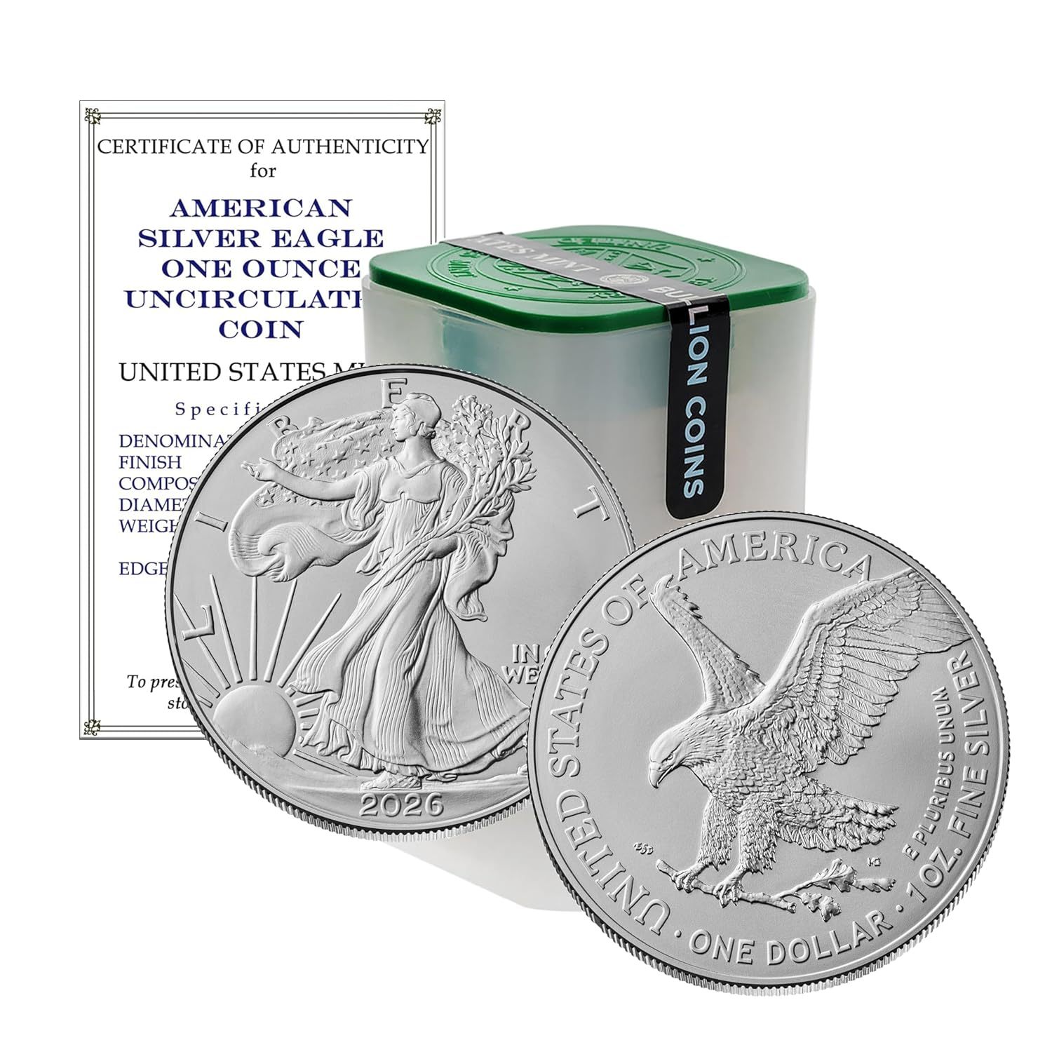 2022 TO 2026 AMERICAN EAGLE ONE OUNCE 99.9% SILVER PROOF COINS