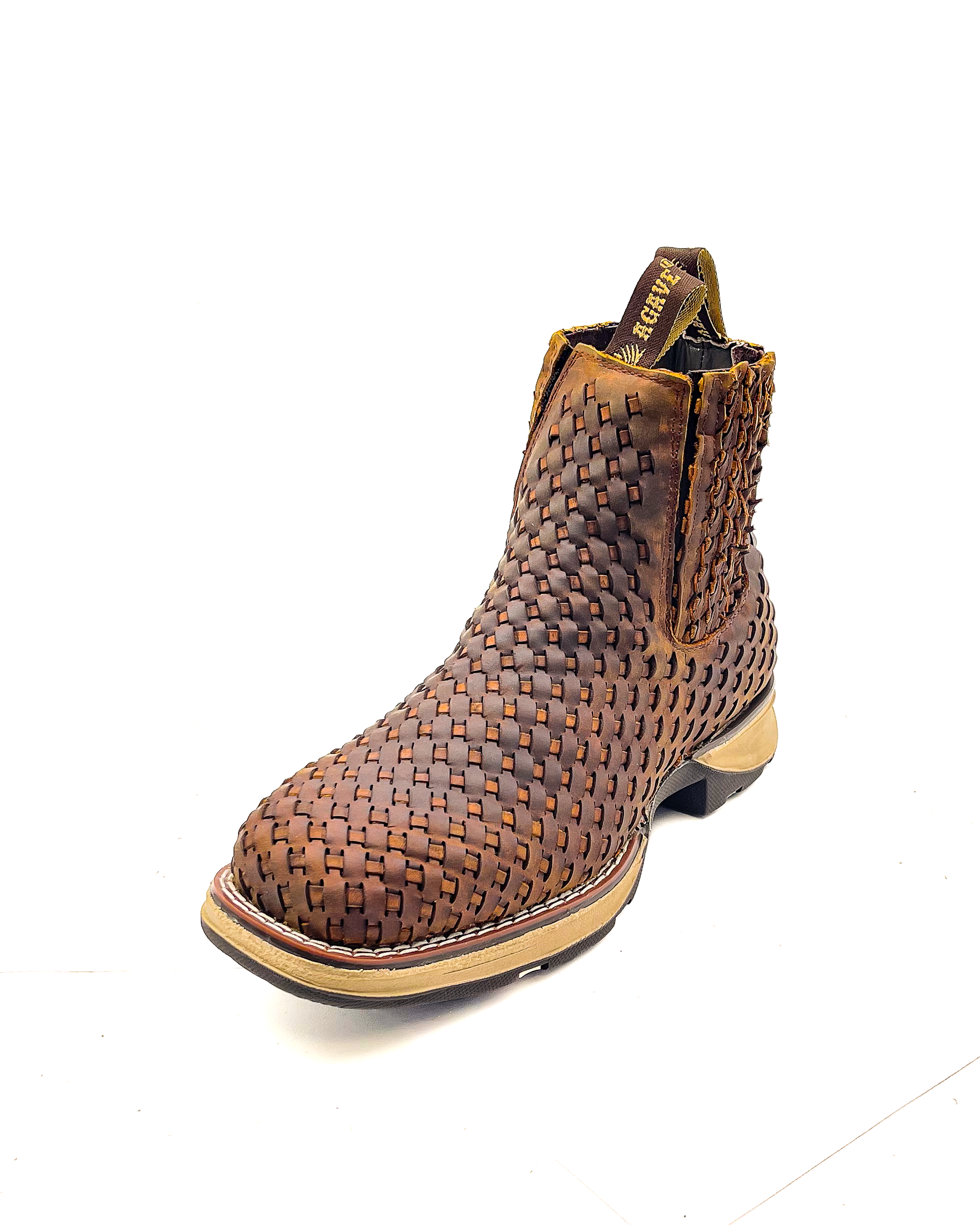 Whiskey Knitted Rubber Sole Ankle Boots