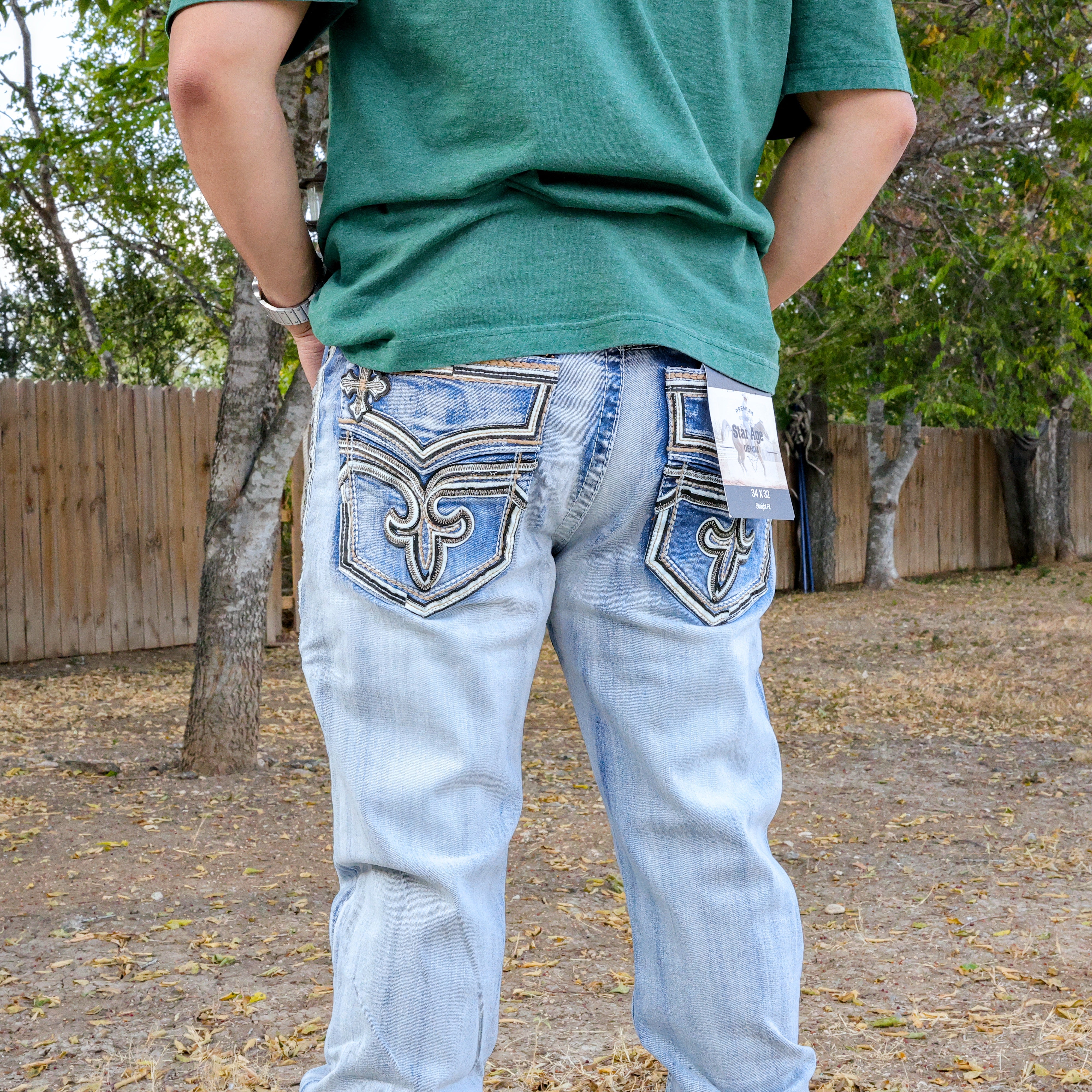 Men’s Straight Fit Blue Jean-044A