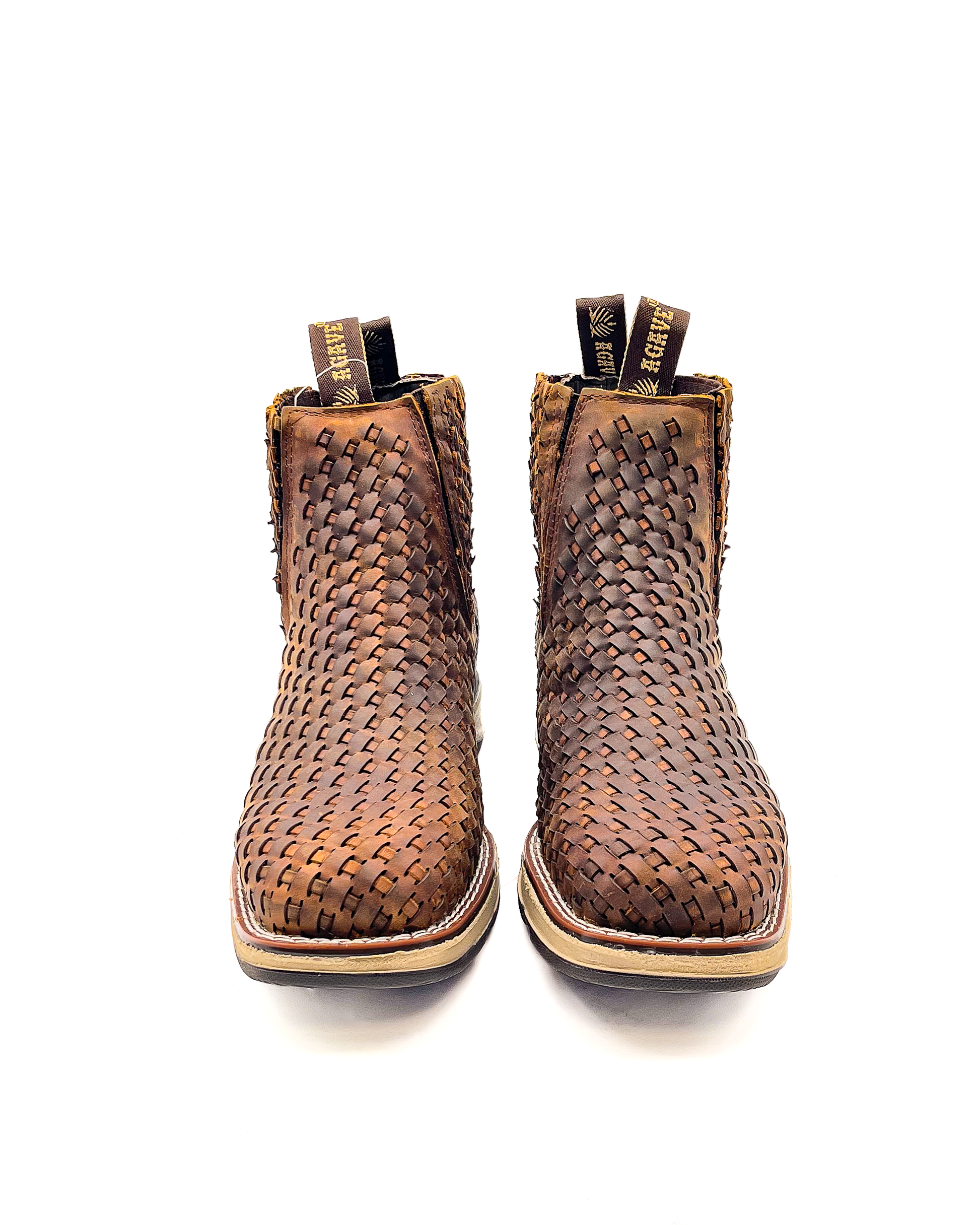 Whiskey Knitted Rubber Sole Ankle Boots