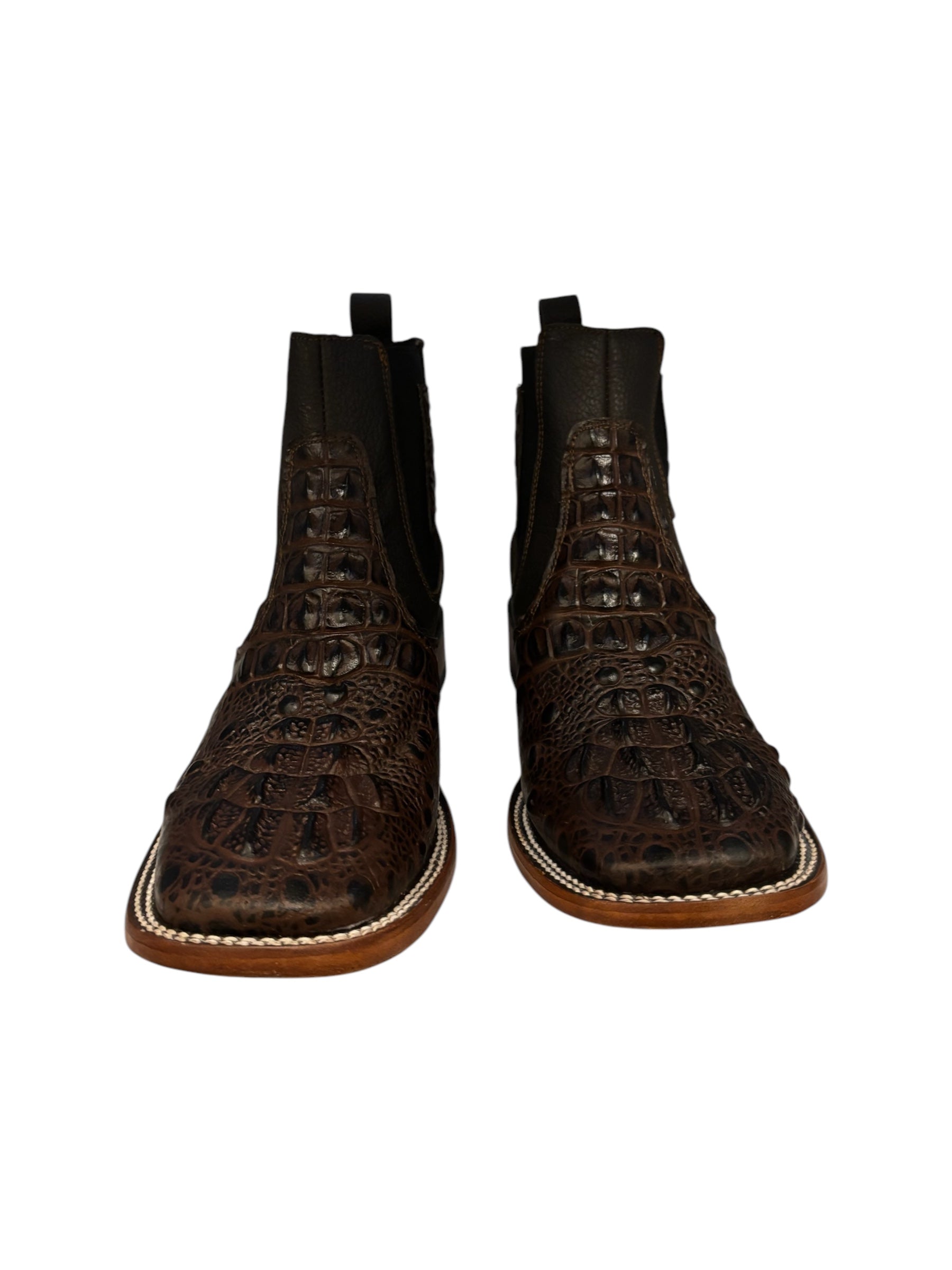 Unengraved Crocodile Ankle Boot