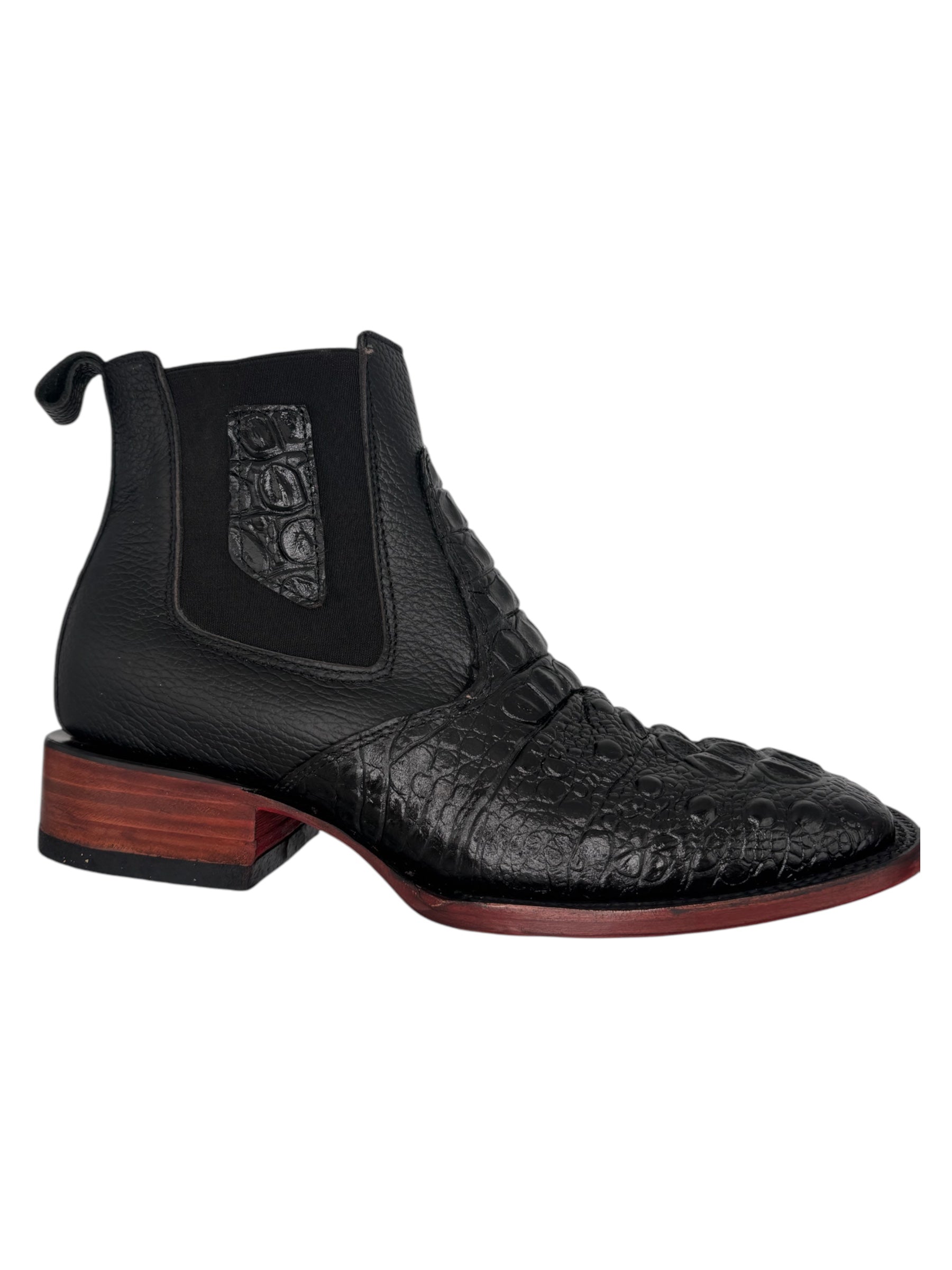 Unengraved Crocodile Ankle Boot
