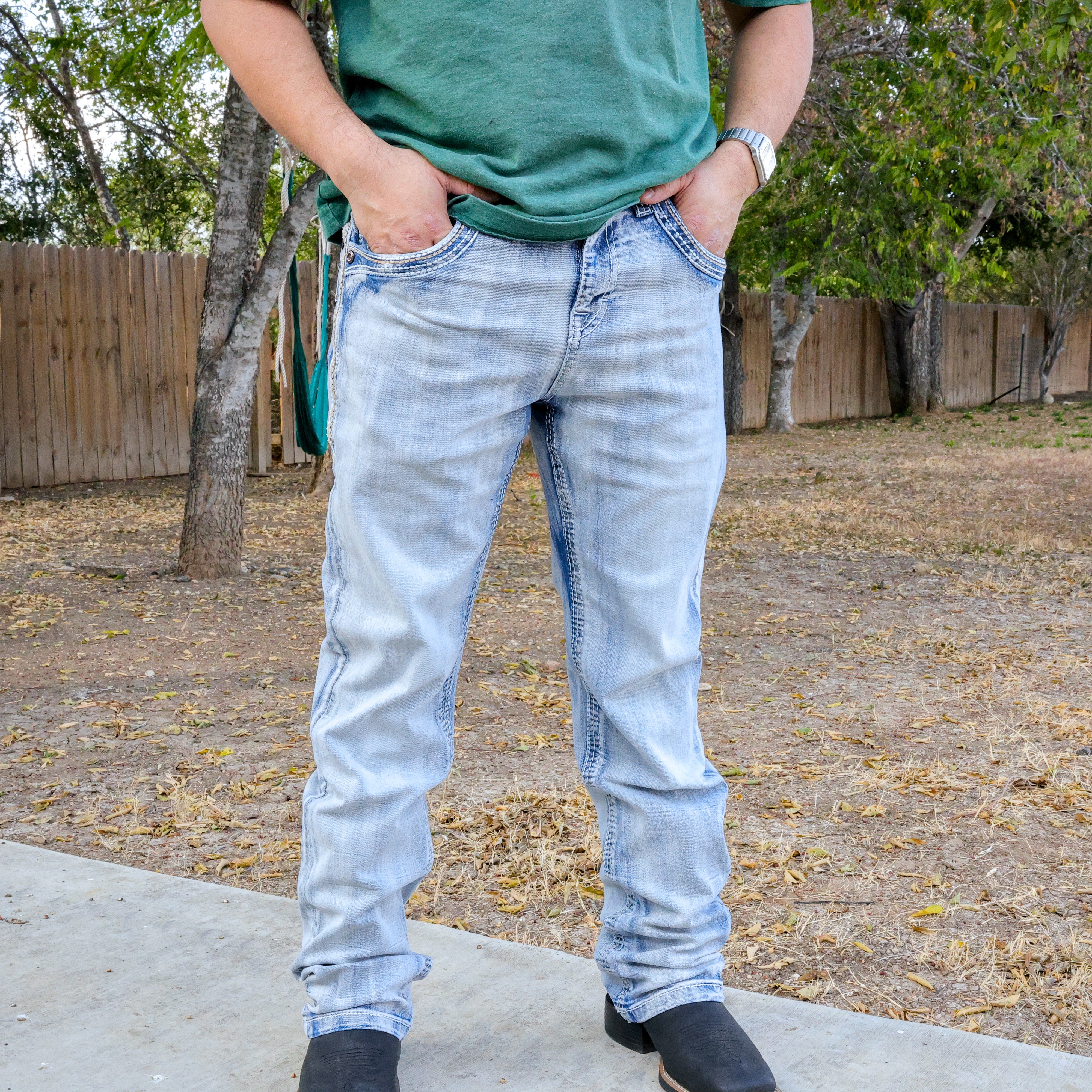 Men’s Straight Fit Blue Jean-044A