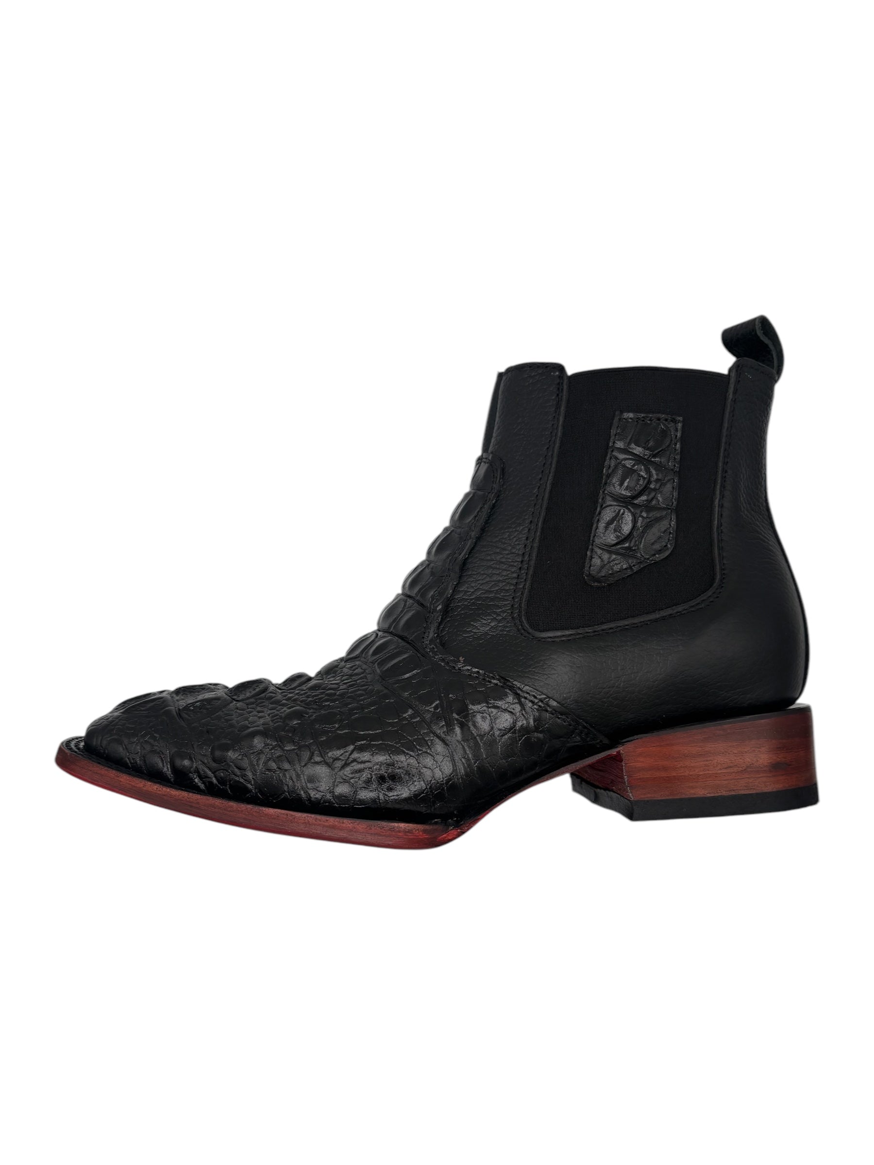 Unengraved Crocodile Ankle Boot