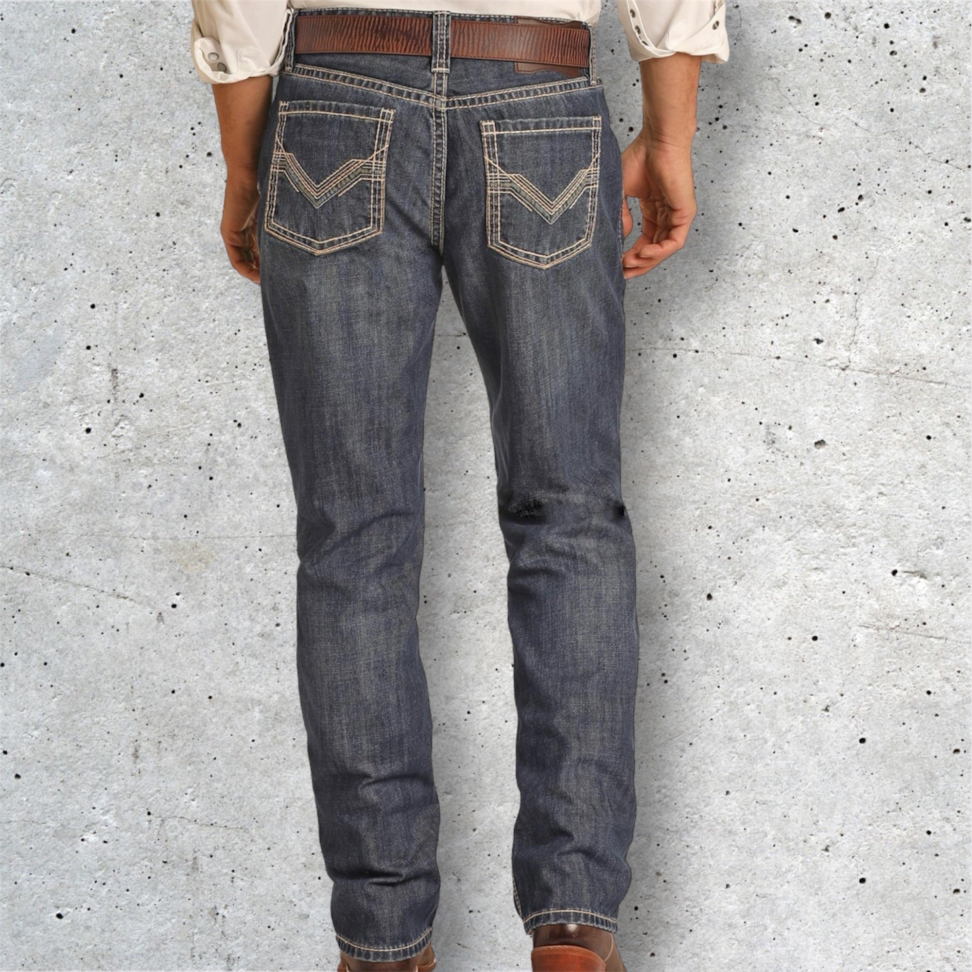 Men’s Relaxed Stackable Fit Bootcut Jeans