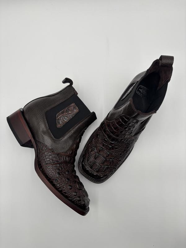 Unengraved Crocodile Ankle Boot