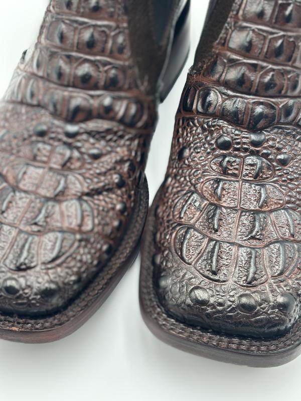 Unengraved Crocodile Ankle Boot