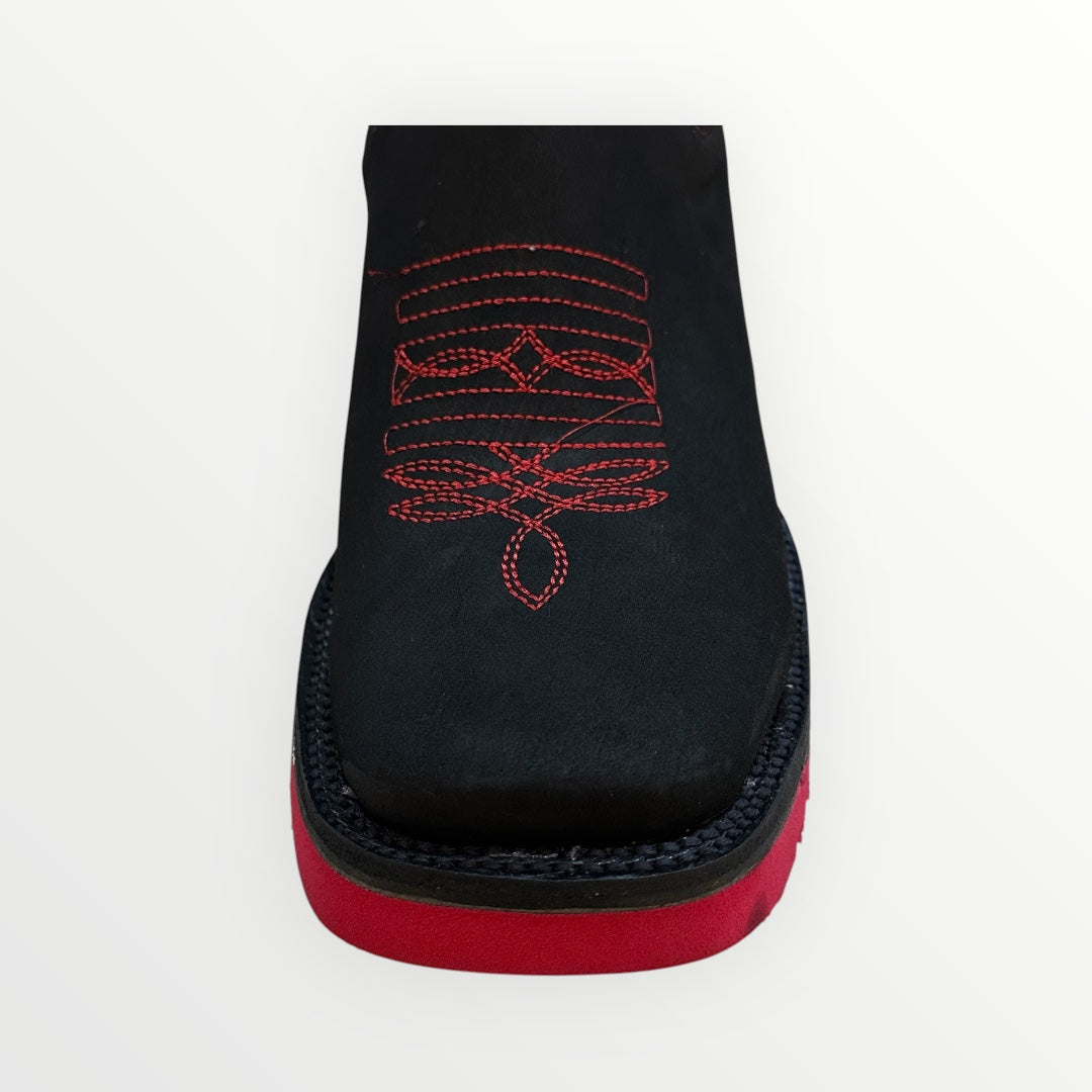 Red Sole Dual-Density Ankle Boots