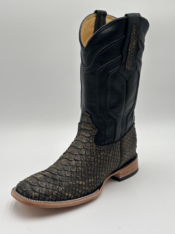 Snake Rustic Green Cowboy Boot