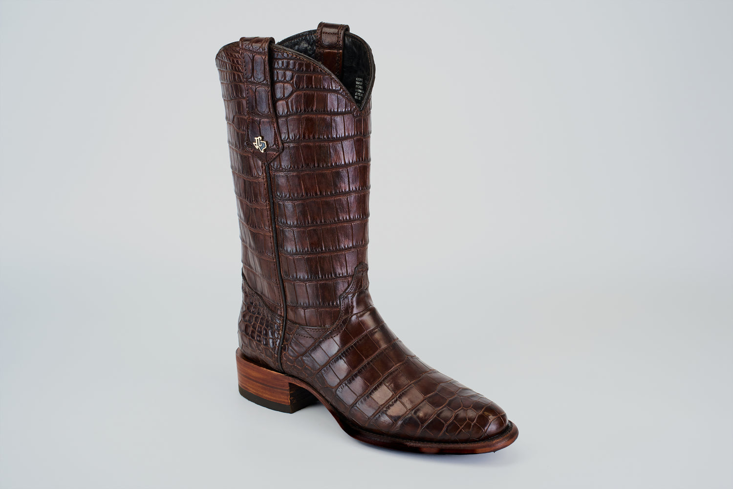  Full Alligator Round Toe Boot