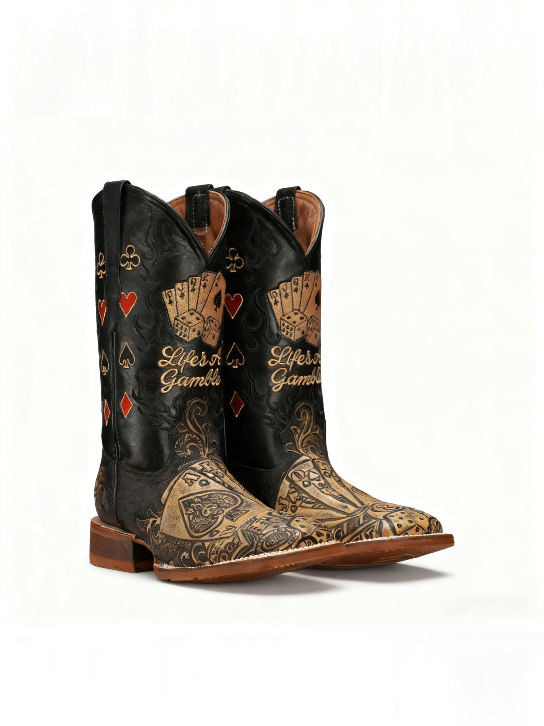 Infinite Wager Premium Embroidered Boots