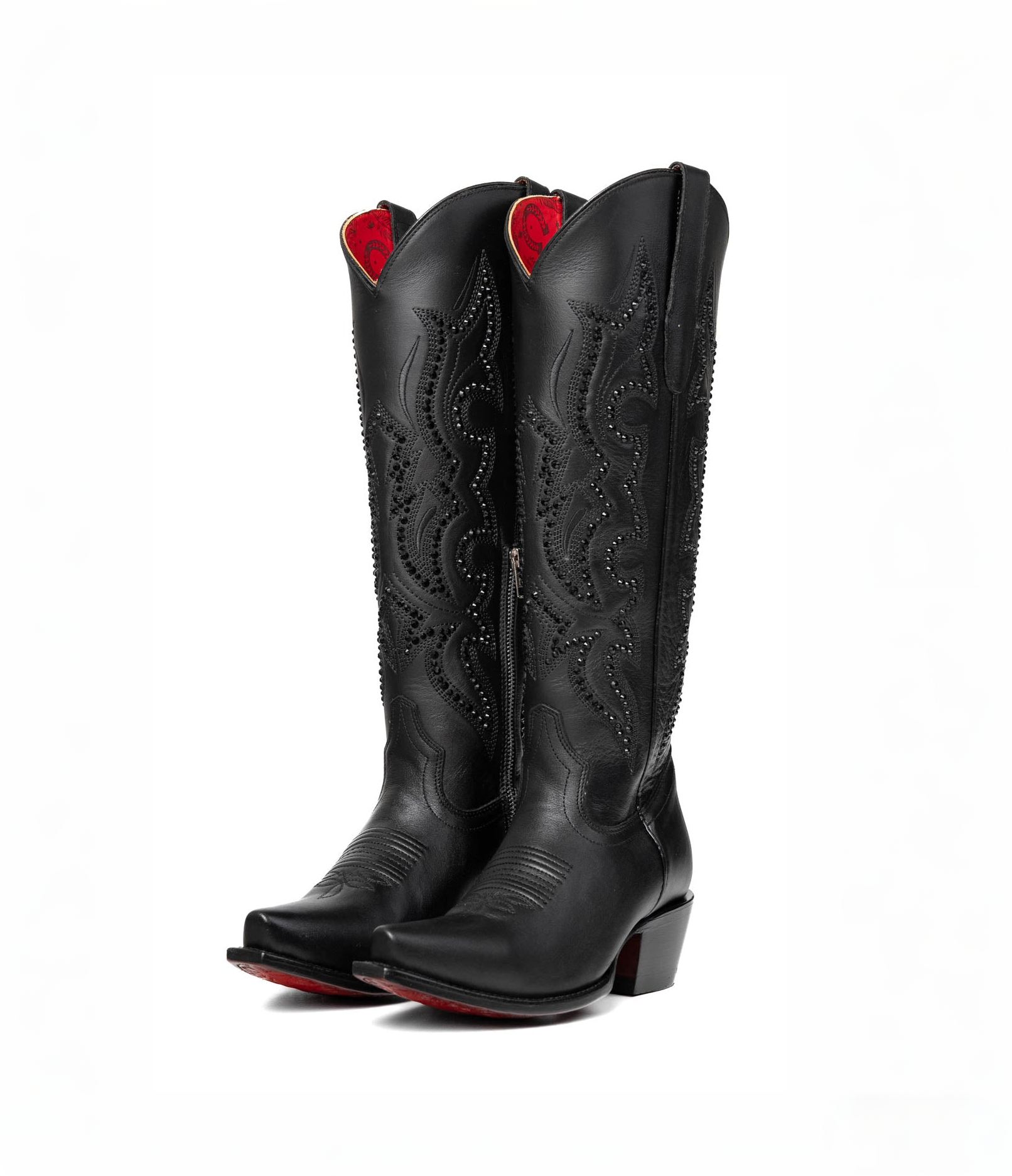 Black Snip Toe Cowgirl Boot